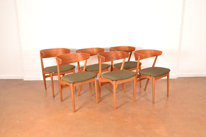 Set of 6 x Danish Mid Century Modern Dining Chairs by Sibast Møbler