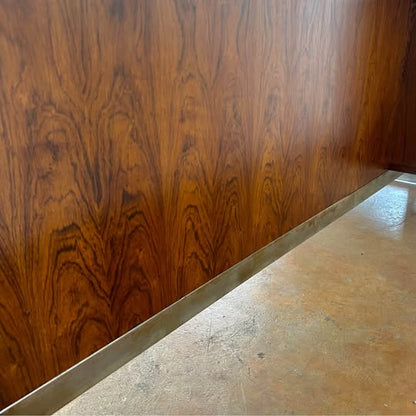Mid Century Modern Executive Desk in Brazilian Rosewood