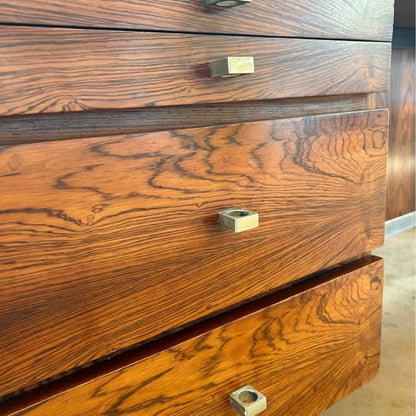Mid Century Modern Executive Desk in Brazilian Rosewood