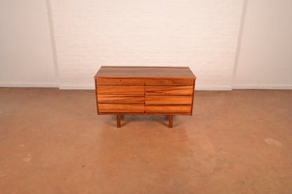8-Drawer Mid-Century Modern Chest of Drawers in Kiaat
