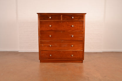 Large 6-Tier MCM Chest of Drawers in Mahogany
