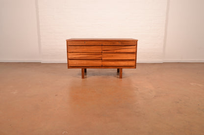 8-Drawer Mid-Century Modern Chest of Drawers in Kiaat