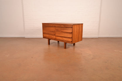 8-Drawer Mid-Century Modern Chest of Drawers in Kiaat