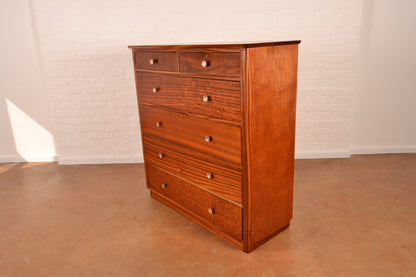 Large 6-Tier MCM Chest of Drawers in Mahogany