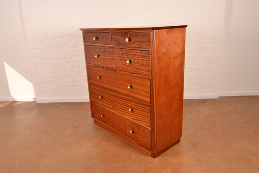Large 5-Tier MCM Chest of Drawers in Mahogany