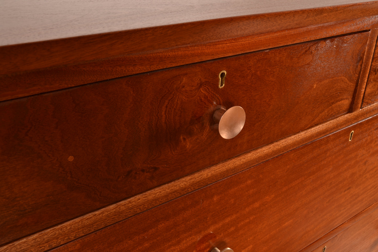 Large 6-Tier MCM Chest of Drawers in Mahogany
