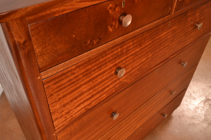 Large 6-Tier MCM Chest of Drawers in Mahogany