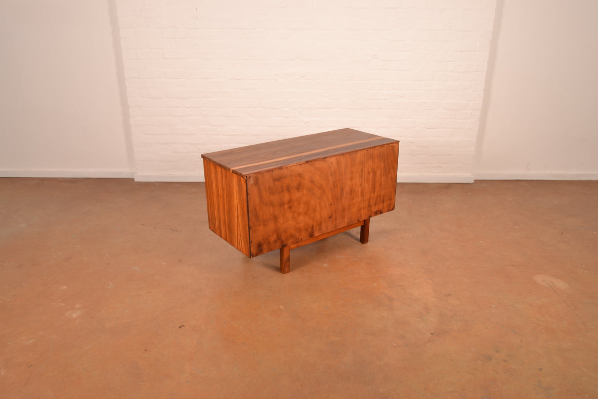 8-Drawer Mid-Century Modern Chest of Drawers in Kiaat