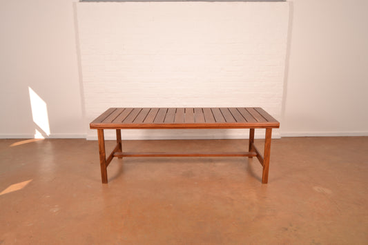 Vintage Solid Kiaat MCM Dining Table by DS Vorster & Co