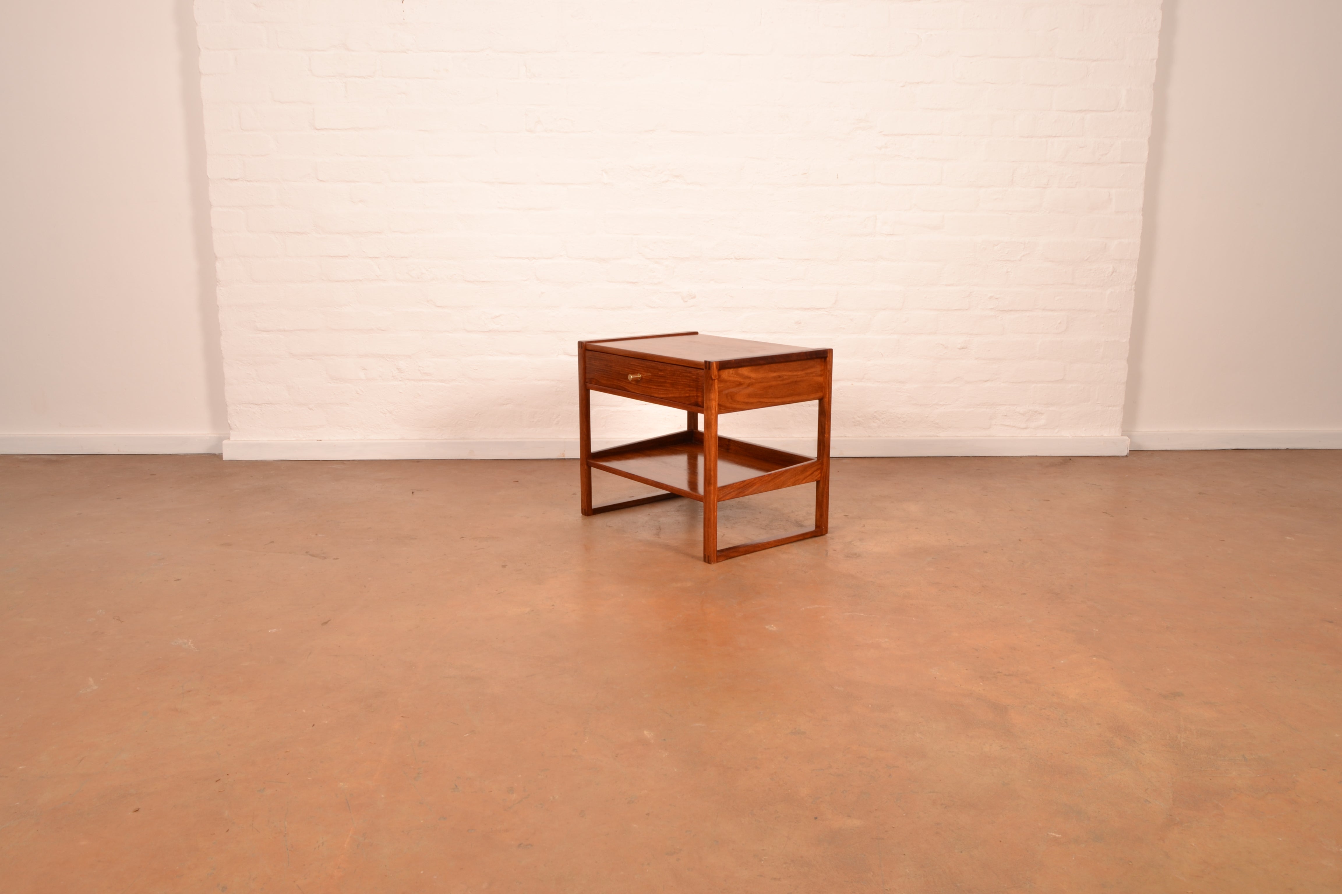 Kallenbach’s Mid-Century Modern Kiaat Nightstand