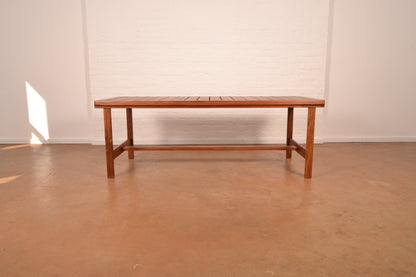 Vintage Solid Kiaat MCM Dining Table by DS Vorster & Co