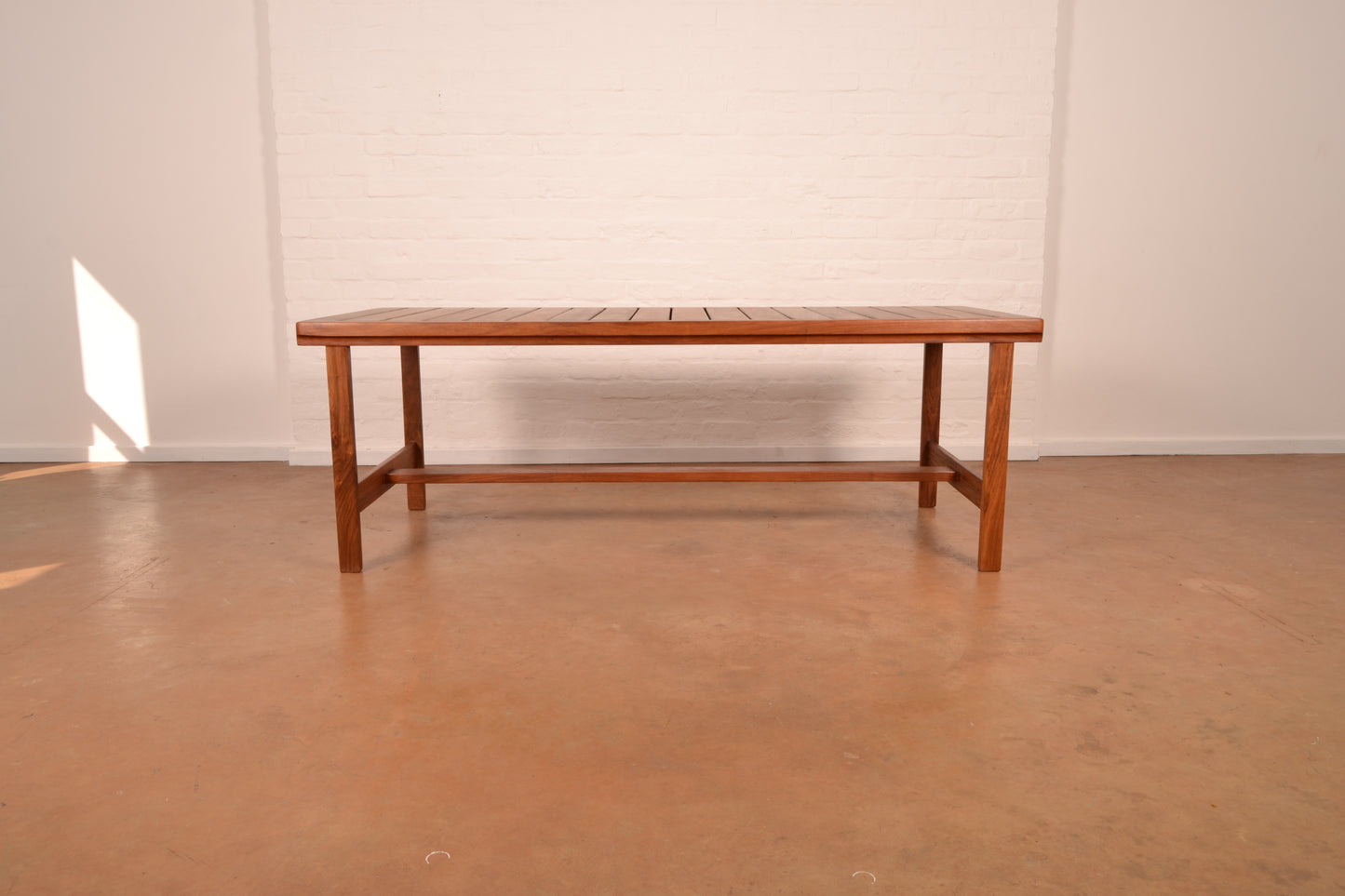 Vintage Solid Kiaat MCM Dining Table by DS Vorster & Co