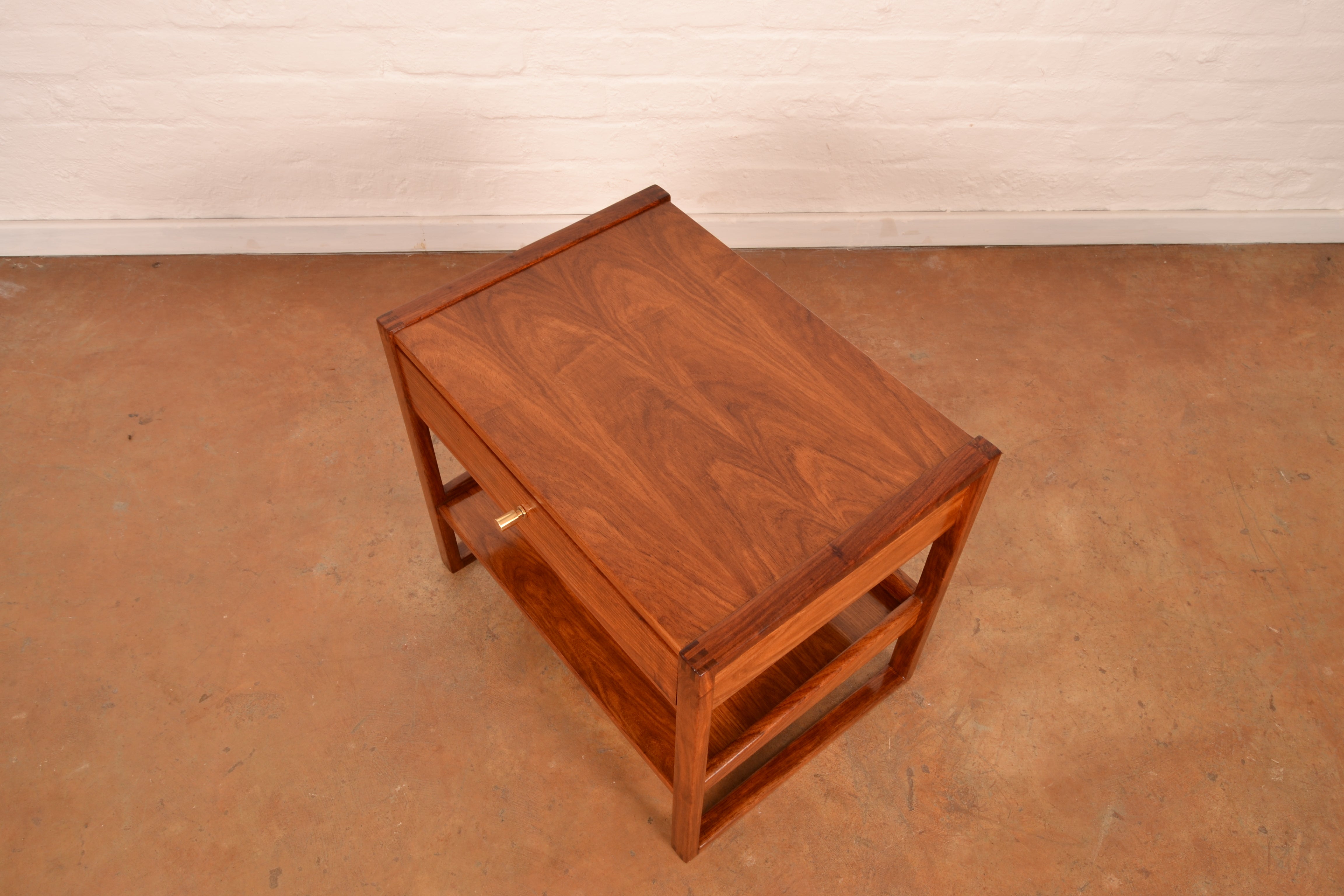 Kallenbach’s Mid-Century Modern Kiaat Nightstand