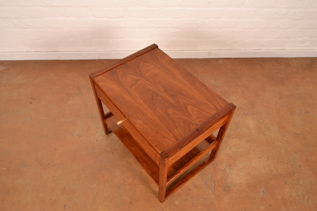 Kallenbach’s Mid-Century Modern Kiaat Nightstand