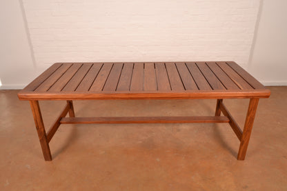 Vintage Solid Kiaat MCM Dining Table by DS Vorster & Co