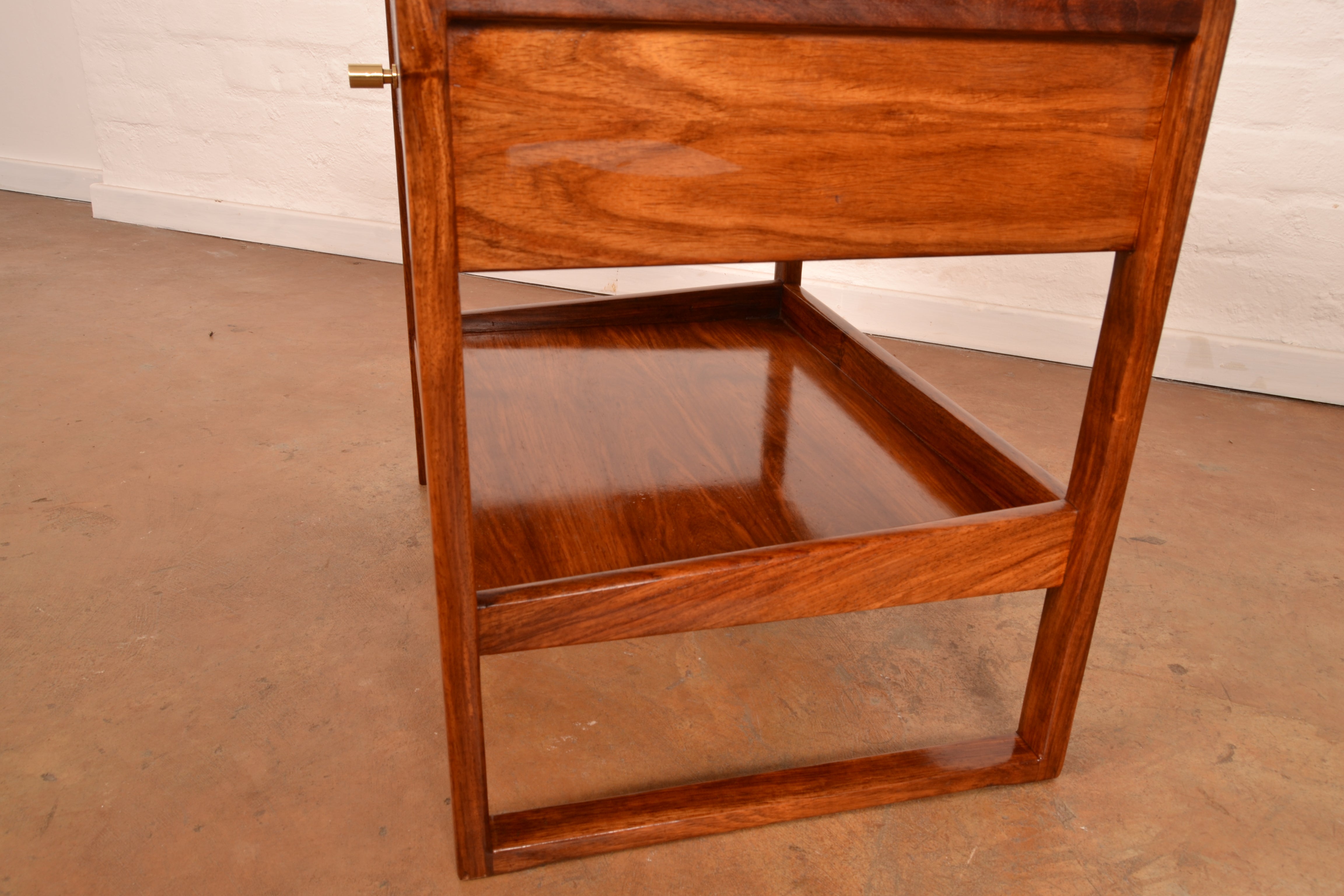 Kallenbach’s Mid-Century Modern Kiaat Nightstand
