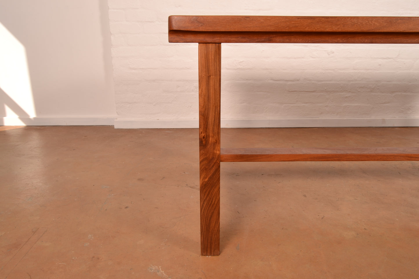 Vintage Solid Kiaat MCM Dining Table by DS Vorster & Co
