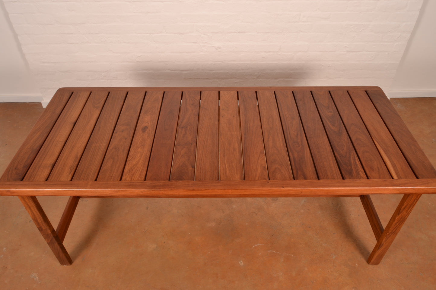 Vintage Solid Kiaat MCM Dining Table by DS Vorster & Co