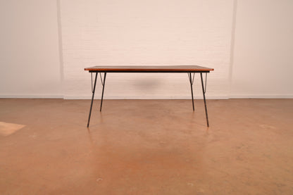 Vintage South African 6-Seater Outdoor Dining Set in solid Mahogany & Mild Steel