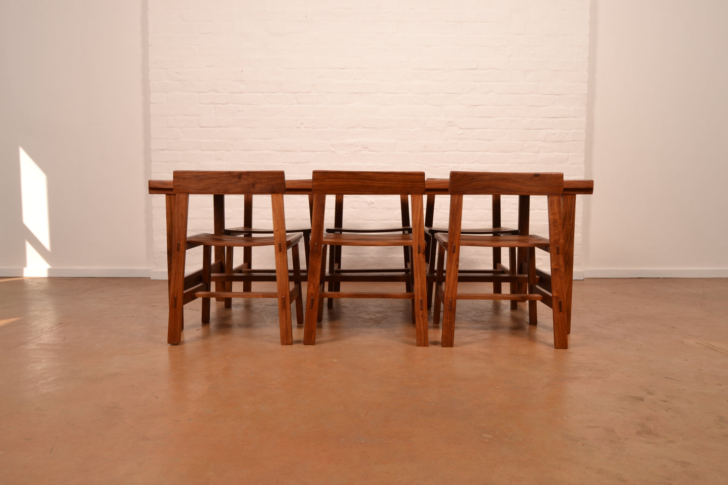 Vintage 6-Seater MCM Dining Set in Solid Kiaat by DS Vorster & Co