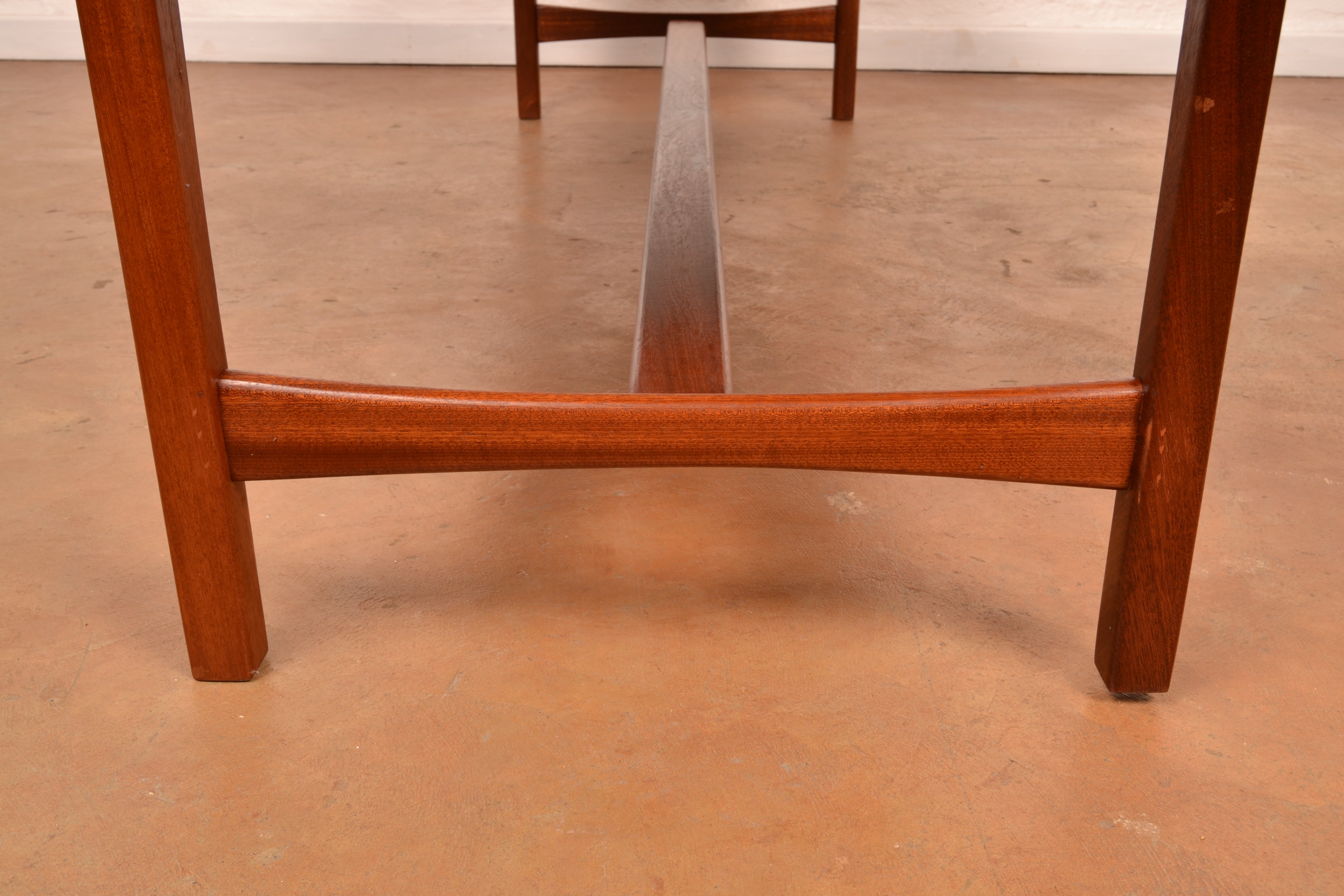 Vintage South African MCM Coffee Table in Mahogany designed by John Tabraham for Kallenbach's