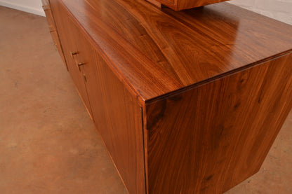 Vintage MCM Sideboard & Display Cabinet in Kiaat by Kallenbach's