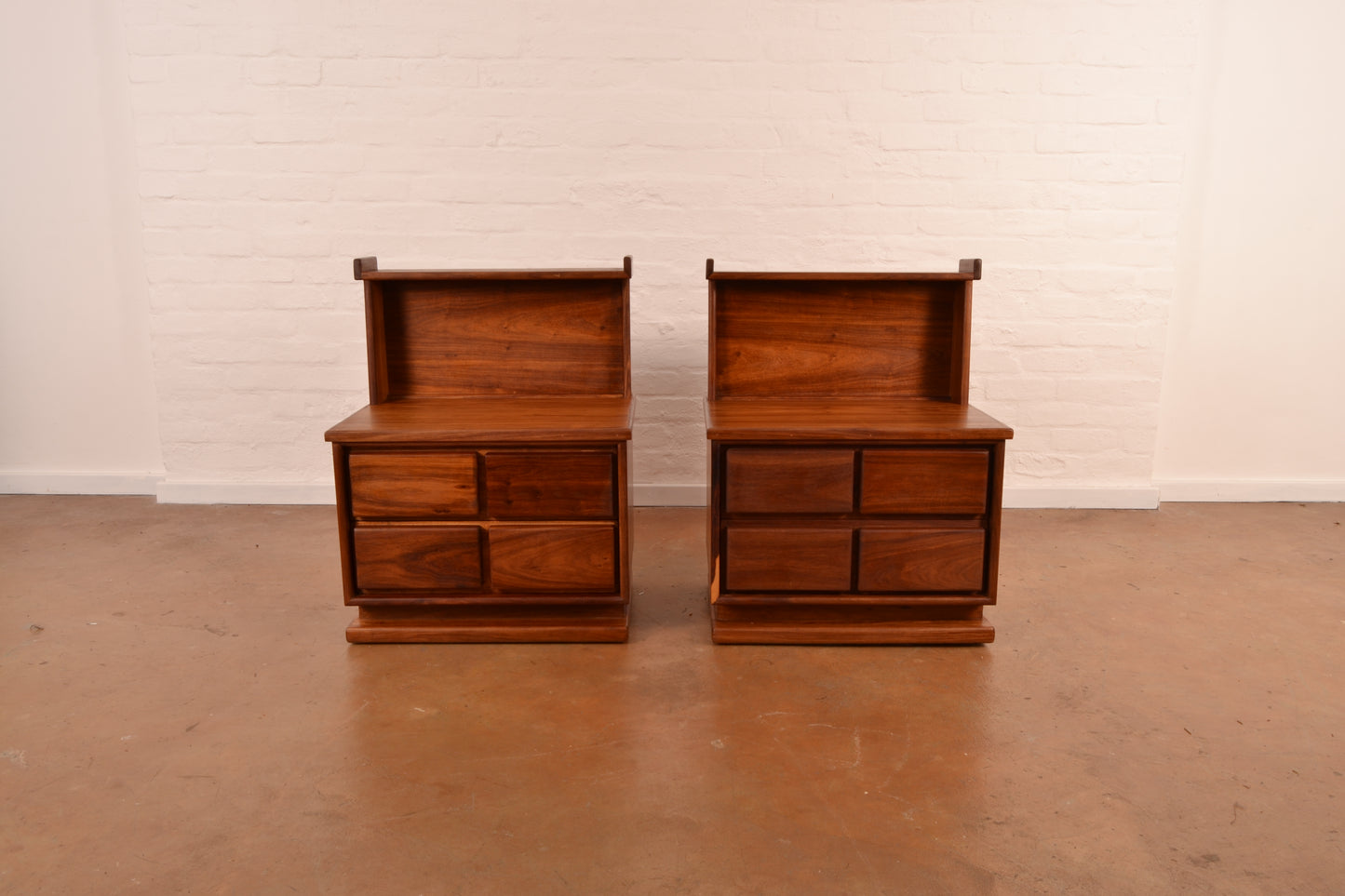 Pair of 70’s Style Bedside Cabinets