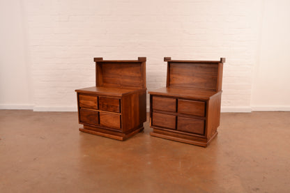 Pair of 70’s Style Bedside Cabinets