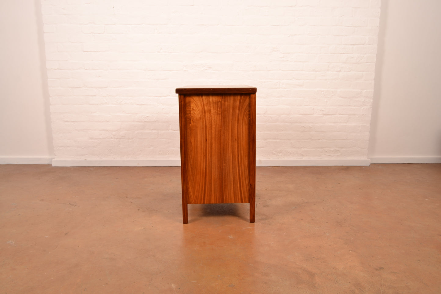 British Mid-Century Modern Chest of Drawers in Kiaat by Greaves & Thomas  – Expertly Restored Compact 4-Drawer Dresser