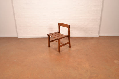 Set of 6 x Vintage Solid Kiaat MCM Dining Chairs by DS Vorster & Co