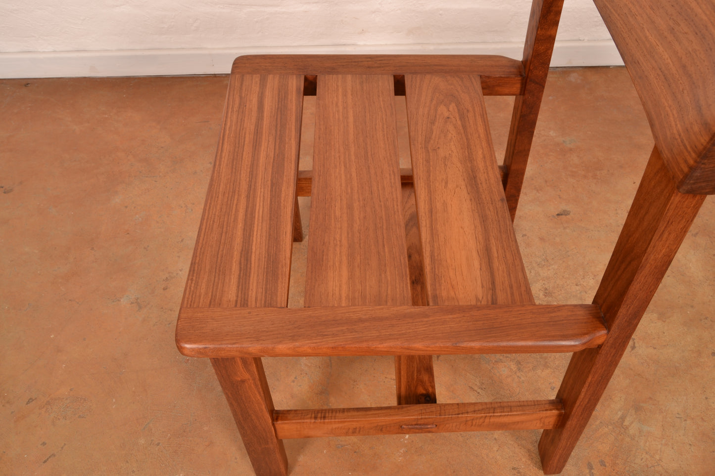 Set of 6 x Vintage Solid Kiaat MCM Dining Chairs by DS Vorster & Co