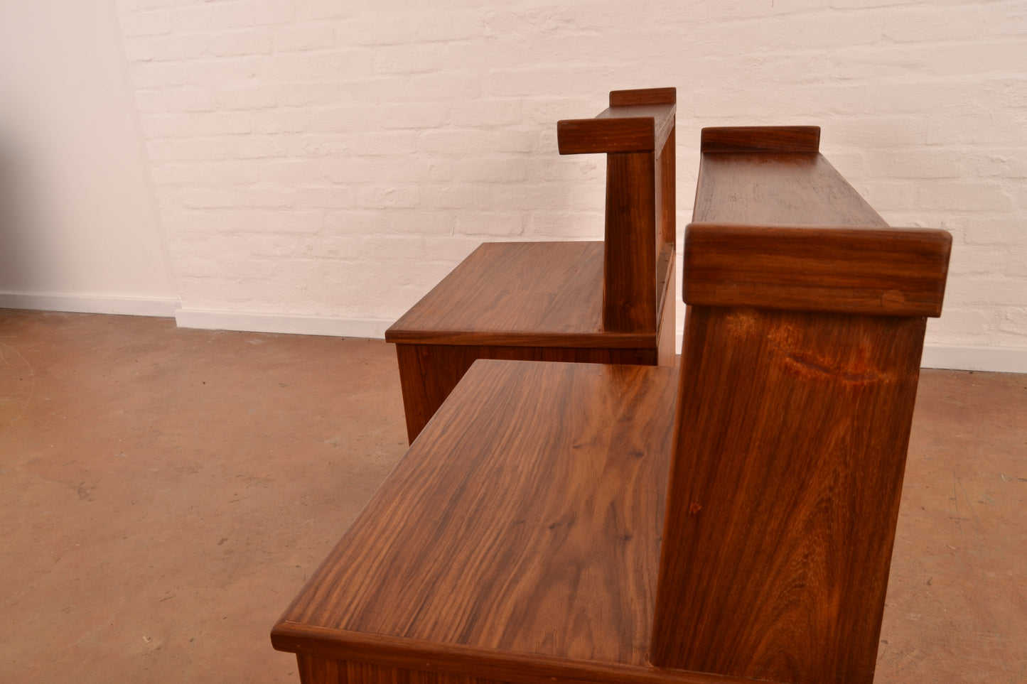 Pair of 70’s Style Bedside Cabinets