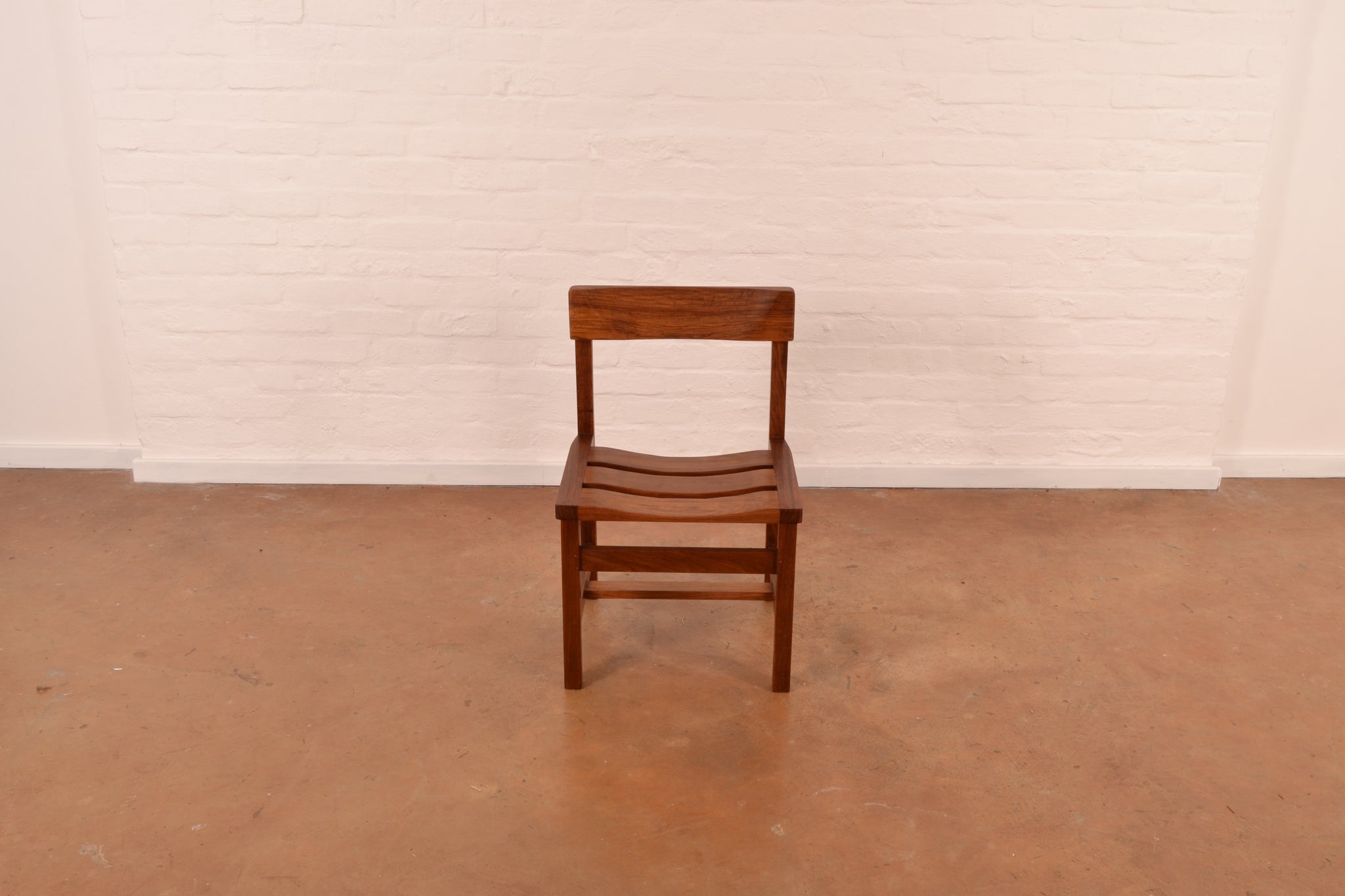Set of 4 x Mid Century Modern Dining Chairs in Solid Kiaat