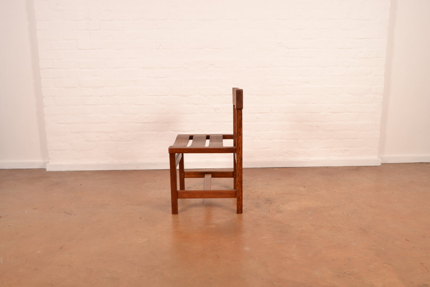 Set of 4 x Mid Century Modern Dining Chairs in Solid Kiaat