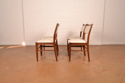 Set of 4 x Vintage MCM Dining chairs in Imbuia by DS Vorster & Co
