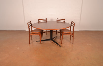 Fully Restored South African Mid-Century Modern 6-Seater Dining Set in Mahogany by DS Vorster & Co