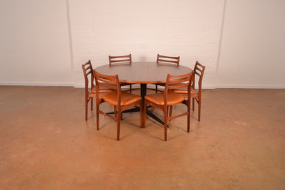 Fully Restored South African Mid-Century Modern 6-Seater Dining Set in Mahogany by DS Vorster & Co