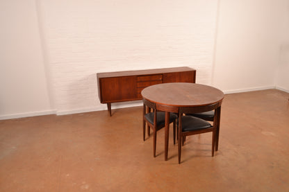6-Seater Danish Mid Century Modern Extendable Dining Set
