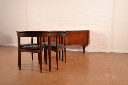 6-Seater Danish Mid Century Modern Extendable Dining Set