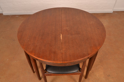 6-Seater Danish Mid Century Modern Extendable Dining Set