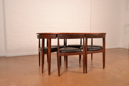 6-Seater Danish Mid Century Modern Extendable Dining Set