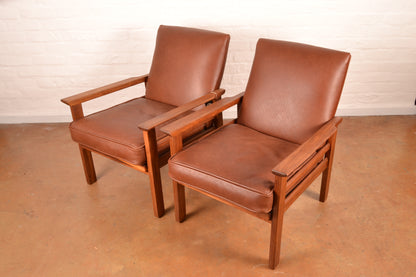Pair of Mid Century Modern Lubis Armchairs