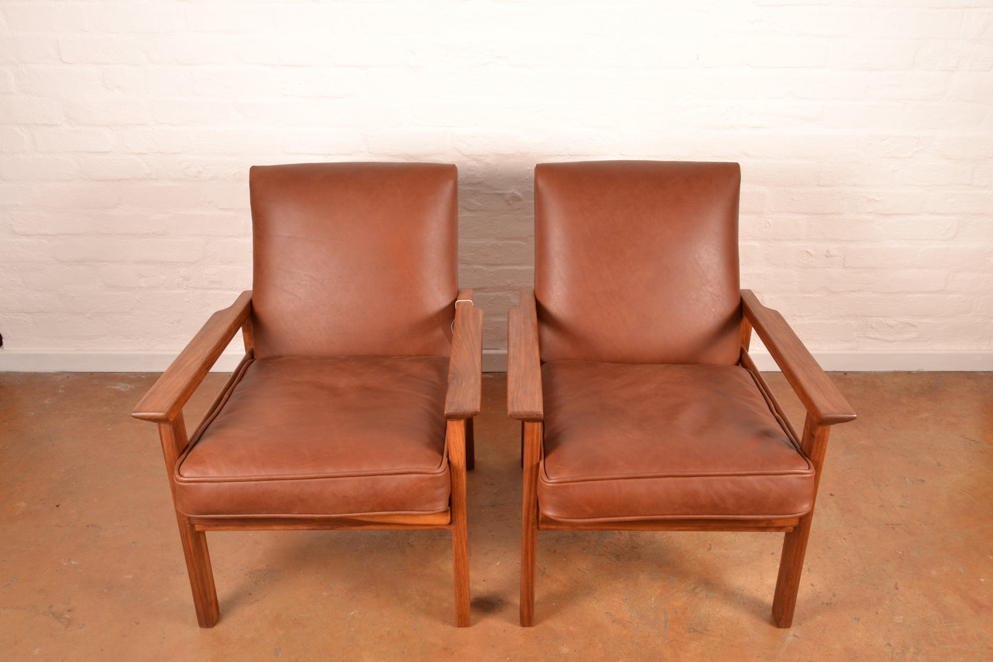 Pair of Mid Century Modern Lubis Armchairs