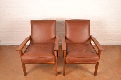 Pair of Mid Century Modern Lubis Armchairs