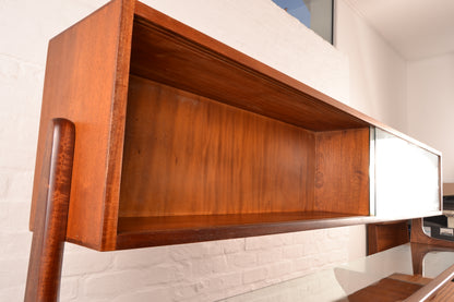 Mid-Century Modern Glass Display and Cocktail Cabinet