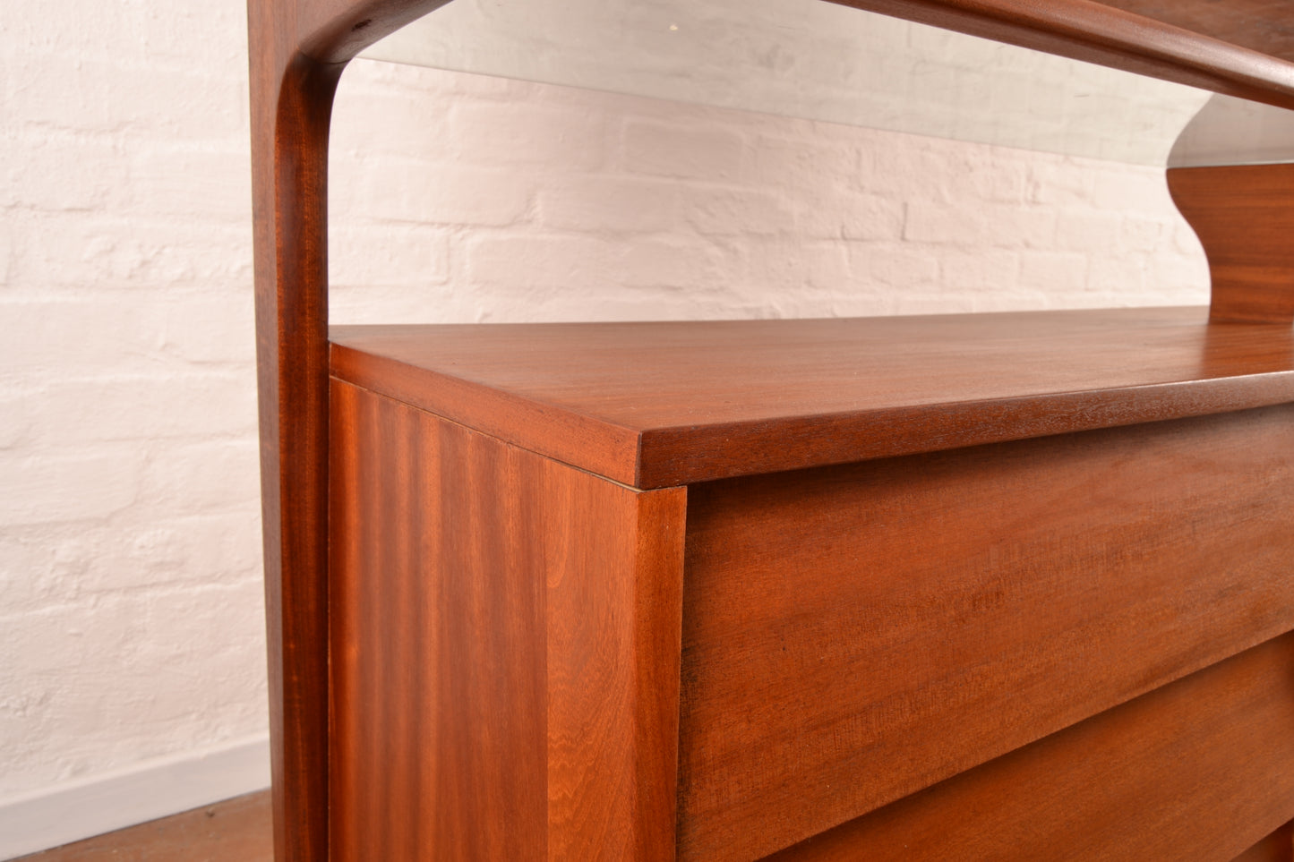 Mid-Century Modern Glass Display and Cocktail Cabinet