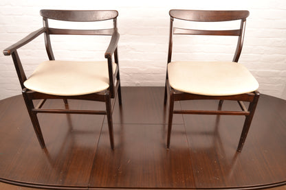 6-8 Seater Mid Century Modern Extendable Dining Set by John Tabraham for DS Vorster & Co