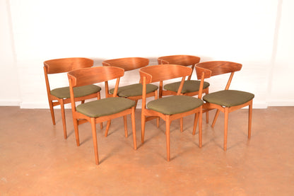 Set of 6 x Danish Mid Century Modern Dining Chairs by Sibast Møbler