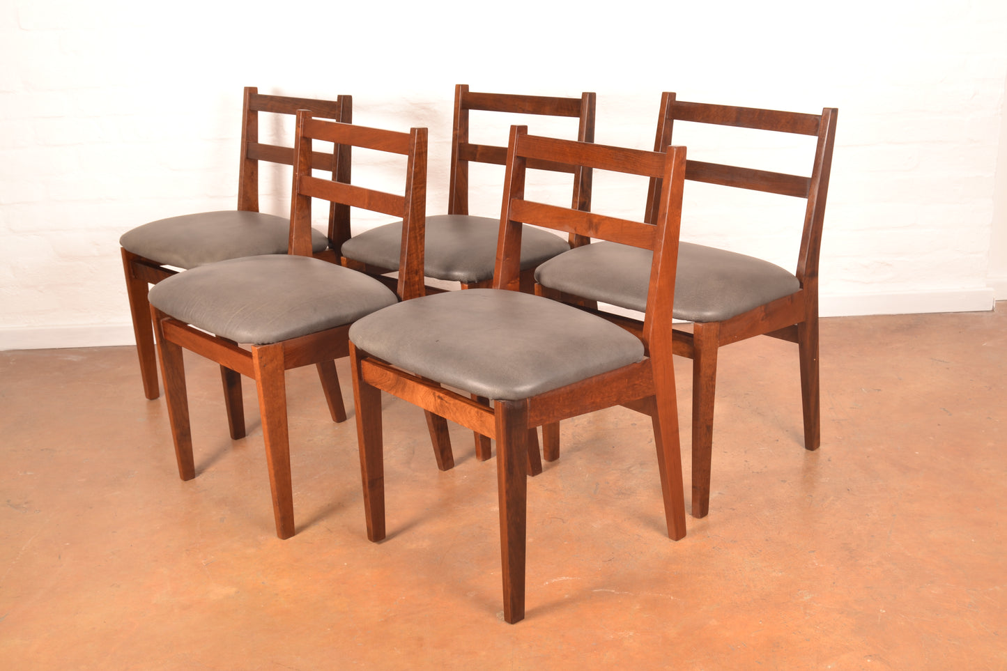 Set of 5 x Mid Century Modern Dining chairs