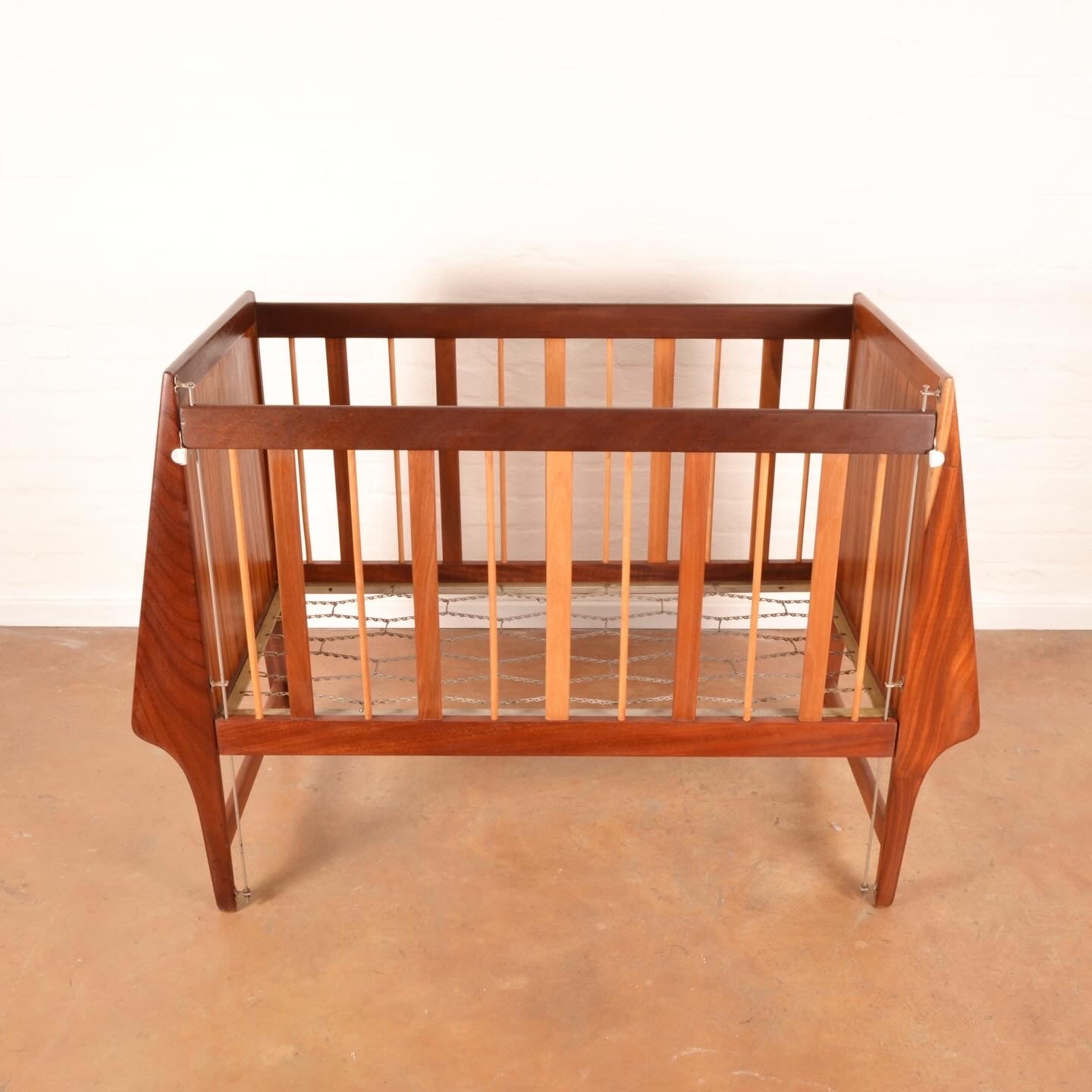 Mid Century Modern Baby Cot